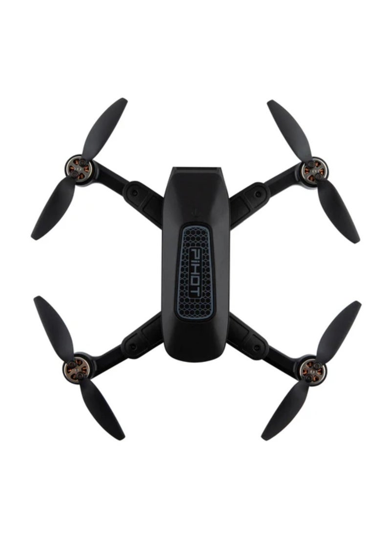 JAJEEK Portable GPS Drone With Remote Control Mini Drone Multifunctional P30 Drone Brushless Motor, Visual Poisoning, Smart Return, Follow Me, Fly Around & Route Planning RC Drone Black  - Image 2