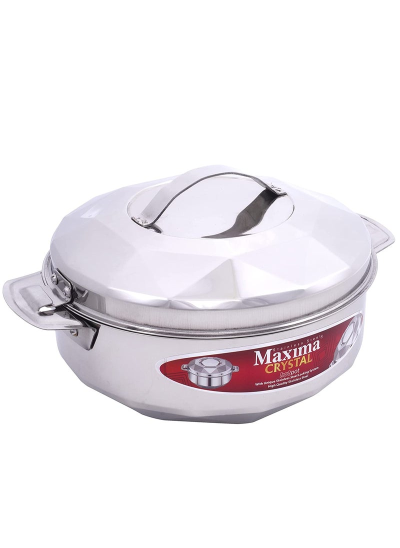 Maxima - Hot Pot Set Of 3 Pieces Silver 2500 ml - Image 1