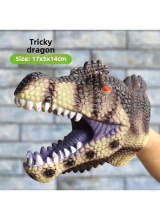 Fearless Dinosaur Hand Puppet Gloves Soft Silicone Triangle Dragon King Dinosaur Children's Simulation Animal Model Boys Toy-Color:Green Spinosaurus - pzsku/Z5D18B9A972AB4828C9C1Z/45/1746227046/340f85bc-6eb9-452f-bd99-14f69ef8f0f1