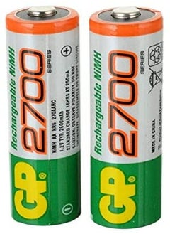 GP 2 AA Rechargable Batteries 2700 Mah  - Image 1