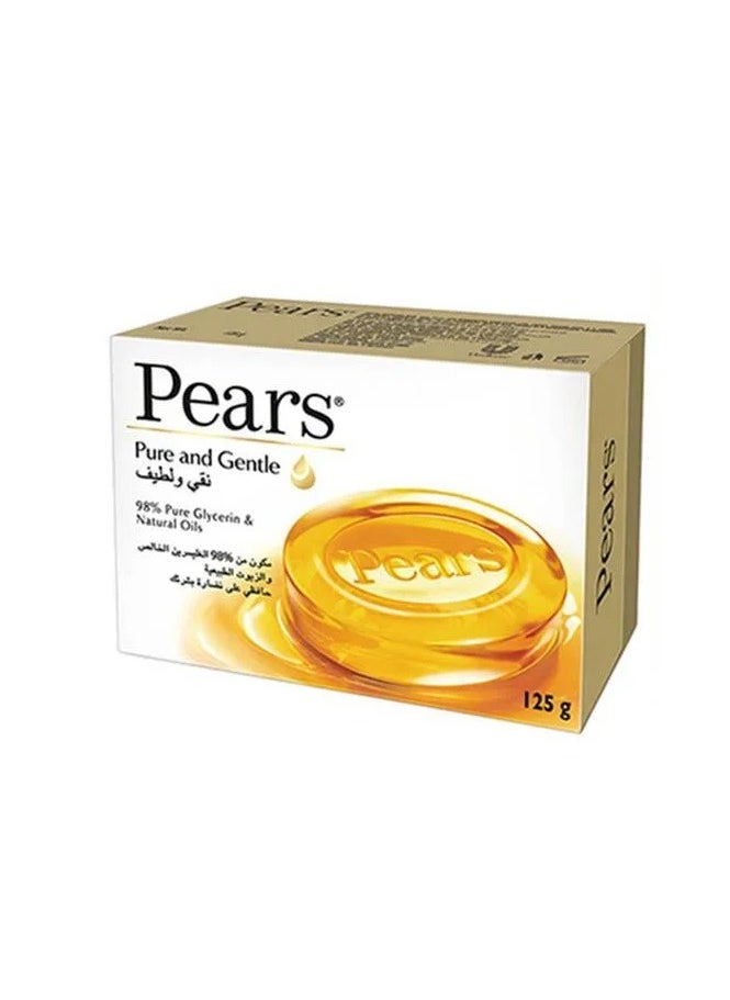 Pears Pure and Gentle Soap 98% Pure Glycerin 125 gm  - Image 1
