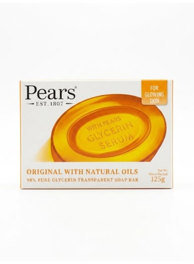 Pears Pure and Gentle Soap 98% Pure Glycerin 125 gm - Image 1
