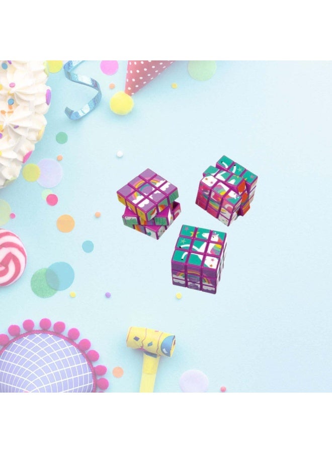 Amscan Unicorn Puzzle Cube Favors, 12Pcs  - Image 1