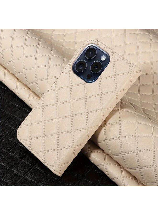 غلاف هاتف من الجلد الصناعي بنمط المشمش مع حامل بطاقات وحامل قابل للطي لهاتف iPhone 11 - Image 5