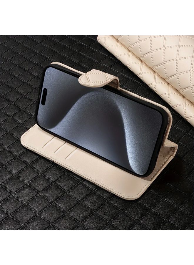 غلاف هاتف من الجلد الصناعي بنمط المشمش مع حامل بطاقات وحامل قابل للطي لهاتف iPhone 11 - Image 4