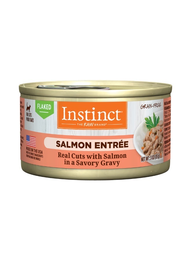 Instinct Flaked Salmon Entrée Wet Cat Food - 3OZ - Image 1