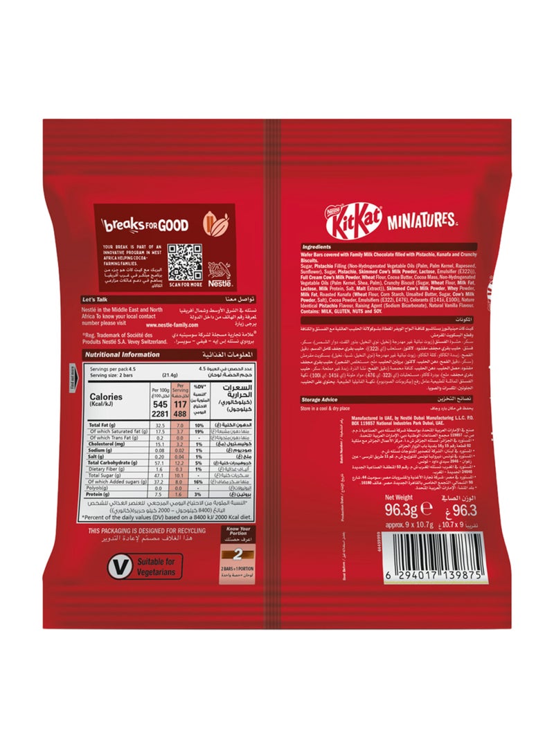 KitKat Miniatures Viral Pistachio Kunafa Chocolate Bag - Image 2