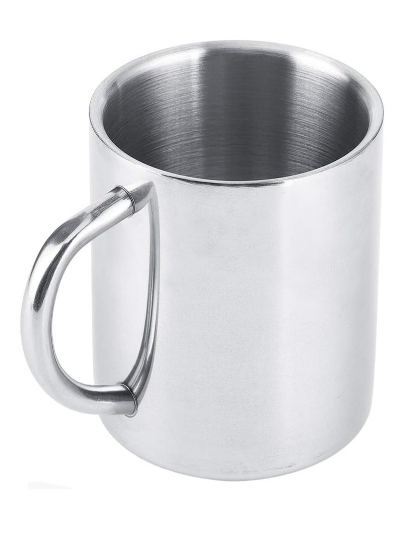 Bukela Insulated Stainless Steel Coffee Mug, Double Wall Camping Mug with Lid and Handle Coffee Cup Spill Resistant Lid Camping Cup Mug with Strong Handle(400ml)  - Image 3