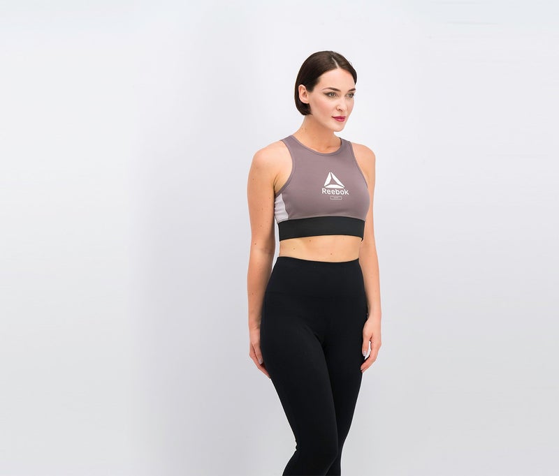 Reebok Women Layering Training Brallete, Dark Purple  - Image 2