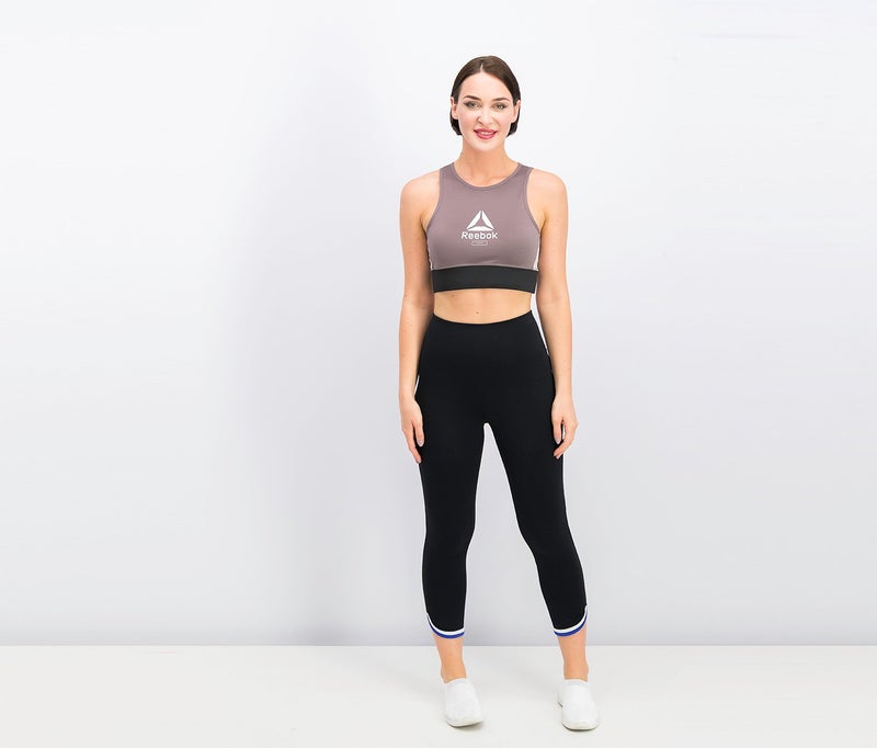 Reebok Women Layering Training Brallete, Dark Purple  - Image 3
