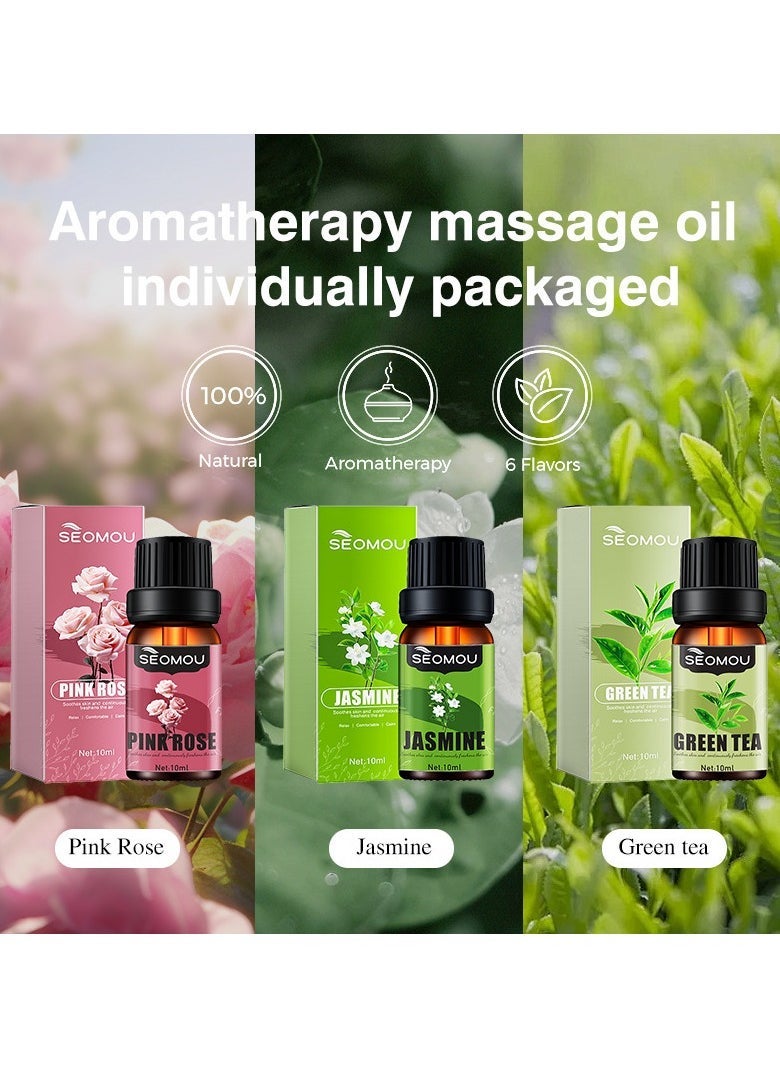 6-PCS Premium Aromatherapy Essential Oil Set, Plant Extract 10ml*6 - Image 3