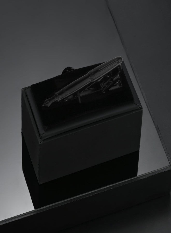 Wynameleri Novelty Fashion Tie Pin Black Pen Design for Men in Gift Box - Image 5