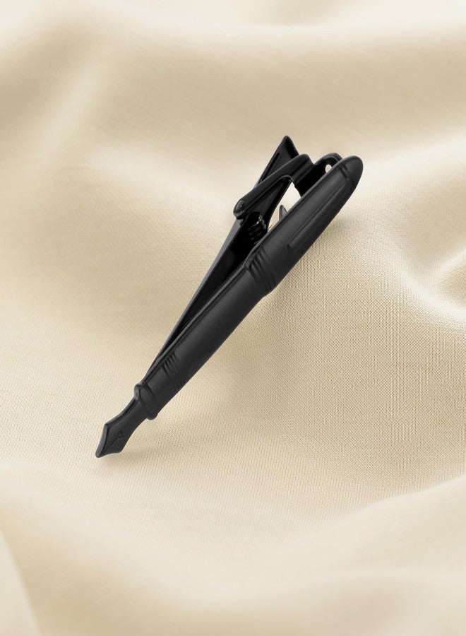 Wynameleri Novelty Fashion Tie Pin Black Pen Design for Men in Gift Box - Image 2