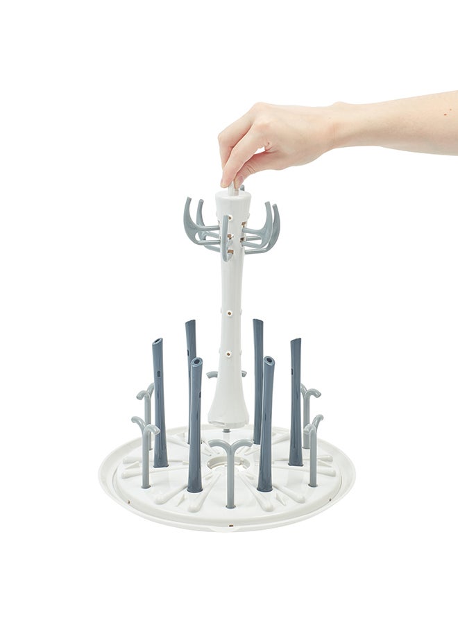 babymoov Drying Rack, Organizer For Baby Bottles And Accessories, Toddler Sippy Cups - White  - Image 5