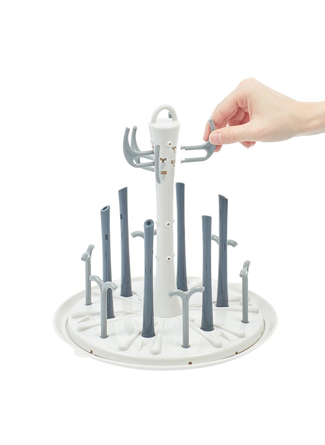 babymoov Drying Rack, Organizer For Baby Bottles And Accessories, Toddler Sippy Cups - White  - Image 4