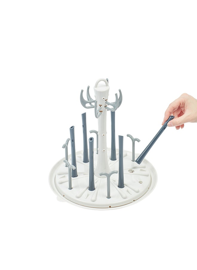 babymoov Drying Rack, Organizer For Baby Bottles And Accessories, Toddler Sippy Cups - White  - Image 3