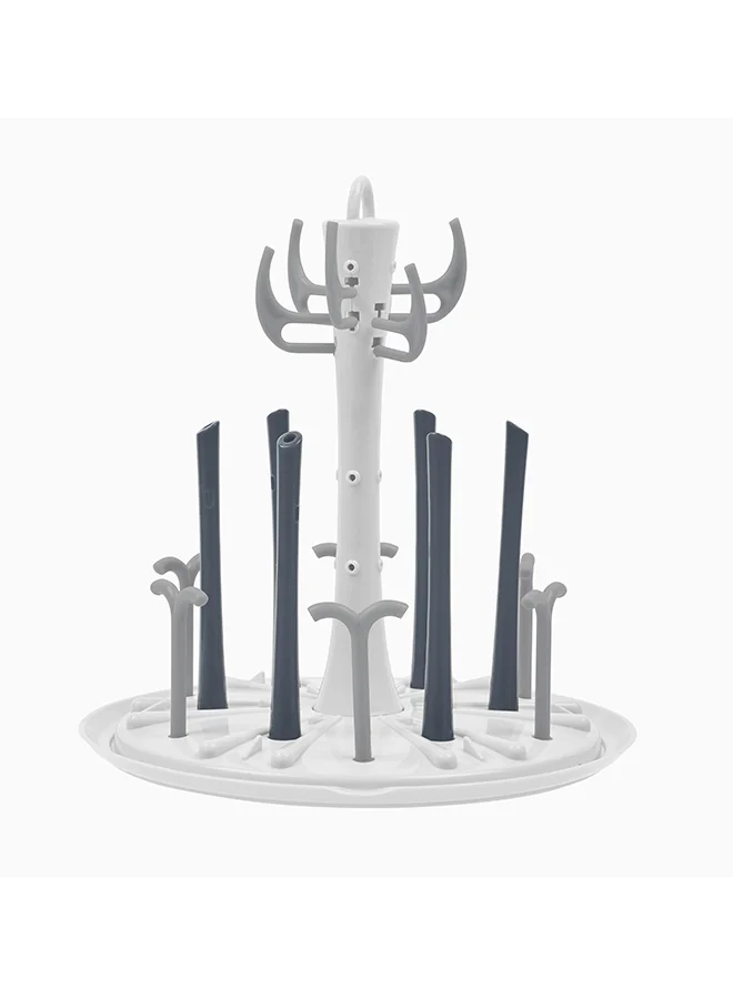 babymoov Drying Rack, Organizer For Baby Bottles And Accessories, Toddler Sippy Cups - White