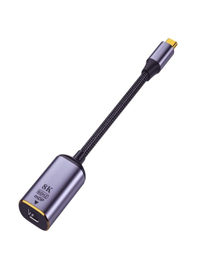 Xiwai USB4 USB-C Type-C Source to Mini Displayport Mini-DP Female Cable Display 8K 60HZ UHD 4K Monitor Displays - Image 1