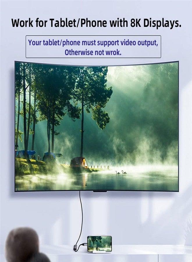 Xiwai USB4 USB-C Type-C Source to Mini Displayport Mini-DP Female Cable Display 8K 60HZ UHD 4K Monitor Displays - Image 3