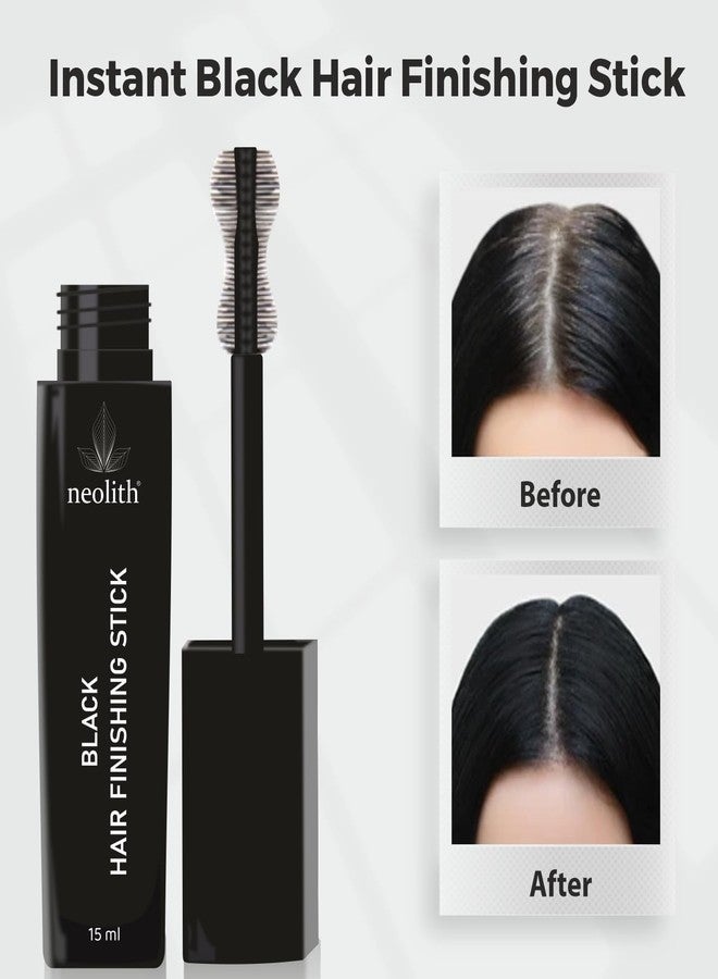 نيوليث عصا تصفيف الشعر السوداء - مجموعة من قطعتين للشعر المجعد والشعر الصغير - Image 3