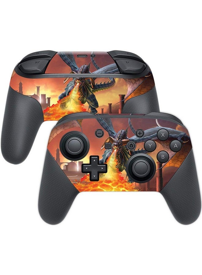 MIGHTY SKINS Mightyskins Skin Compatible With Nintendo Switch Pro Controller Line Of Fire | Protective, Durable, And Unique Vinyl Decal Wrap Cover | Easy To Apply, Remove, And Change Styles | Made In The Usa - Image 1