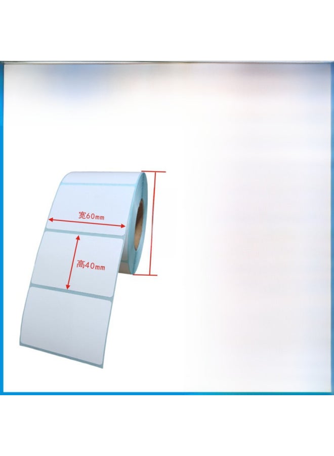 Three-proof Thermal Paper 100*100 Label Paper 100*150 Thermal Printing Paper Adhesive Label Bar Code Paper - Image 1