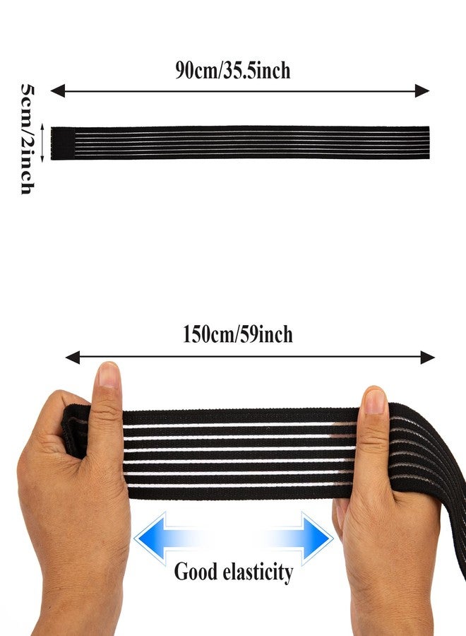 JFRHUDS 4Pack Elastic Ice Pack Straps,35.5" x 2" Reusable Fastening Bands - Image 1