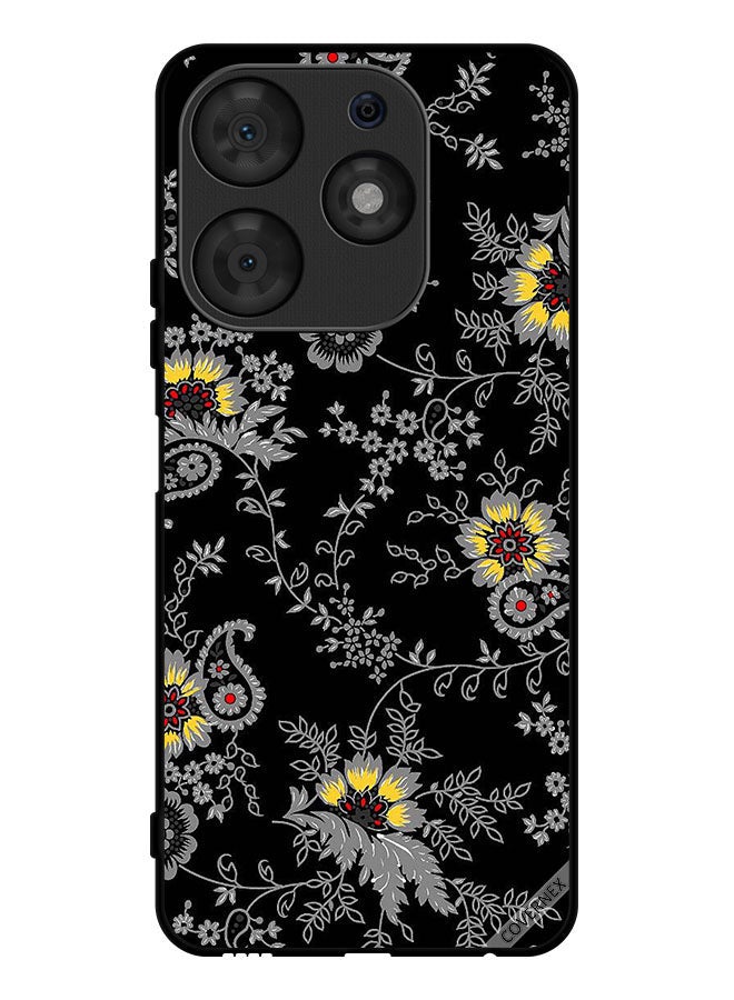 Covernex Protective Case Cover For Tecno Spark 10 Pro Artistic Flower Wallpaper - Image 1