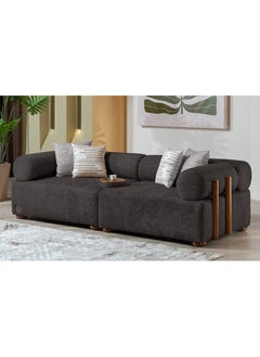 MK Kabbani Furniture Pipe 3-Seater brown color 