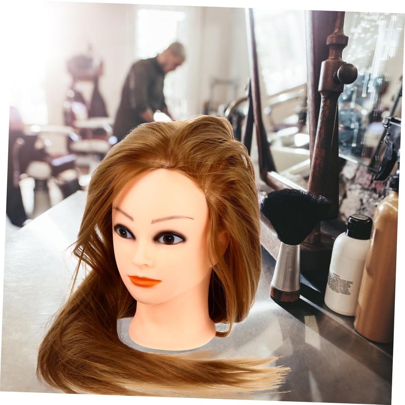 [Limited remaining units] DOITOOL Hairdresser Training Mannequin Head with Long Hair Braiding and Styling Practice Doll Head for Cosmetology Students Durable Synthetic Hair with Base for Hairdressers KSA standard compatible design Special bargain price Integrated practical design Fit kitchen & bedroom Storage & transit friendly Fixed & portable compatible Compact design Hardened processed substance Natural tone color options Economical varied design options Nationwide popular Long term use design Ready post purchase fulfill Multi-category warehouse equip Trendy flexible practical build Modern practical shape Hanging space save Regional distribution available Fault optimized construction Highly recommended by buyers Most wanted item Connectable modular Transit & use compatible Better quality than ordinary goods - Image 3