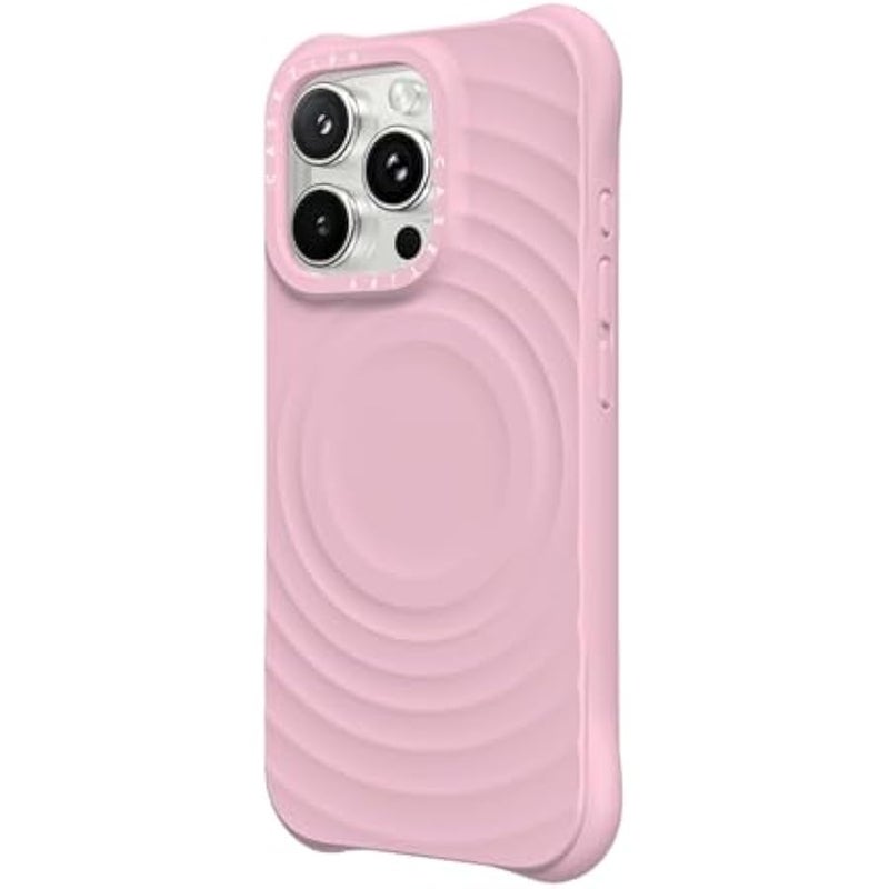Casetify Ripple Silicone Case for iPhone 16 Pro Max 【Magsafe Compatible / 6.6 ft. 2X Military Grade Drop Protection】 Soft-Touch, Secure Grip - Primrose Pink - Image 2