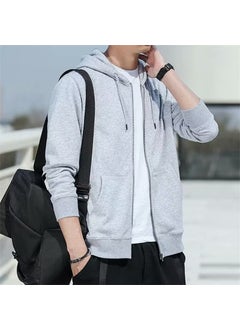 Generic Winter Thick Fleece Hoodie Mens Casual Sportswear Zip Jacket Black  - Image 1