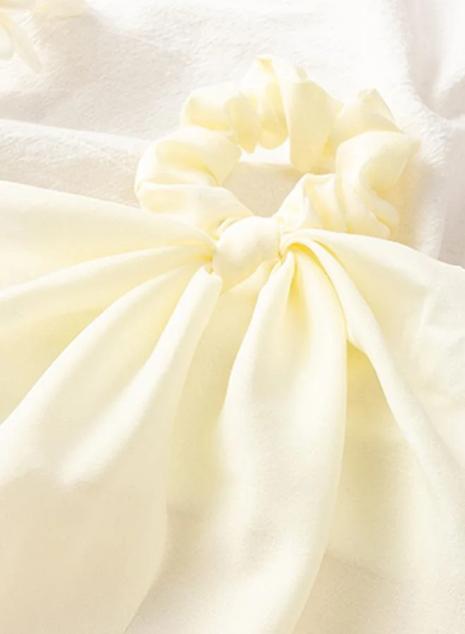تايك تو Solid Bow Hair Tie