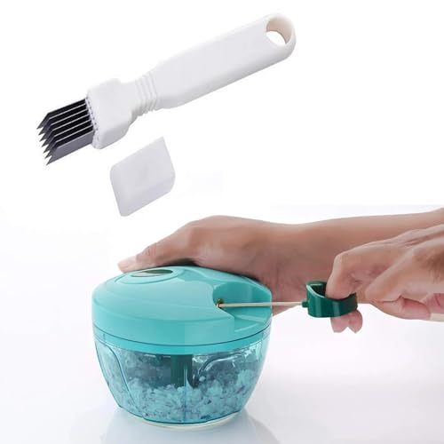 Sulfar Combo of Manual Stainless Steel Food Chopper & Vegetable Negi Cutter - Image 1