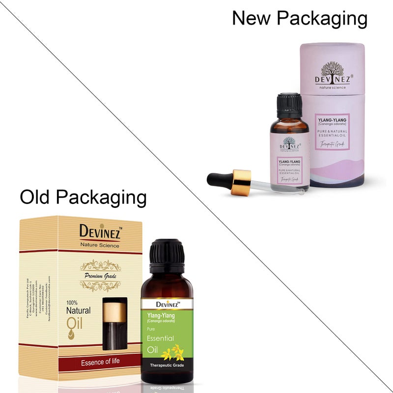 Devinez Ylang-Ylang Essential Oil, 100% Pure, Natural & Undiluted, for hair care, acne, hairfall, 50ml - Image 2