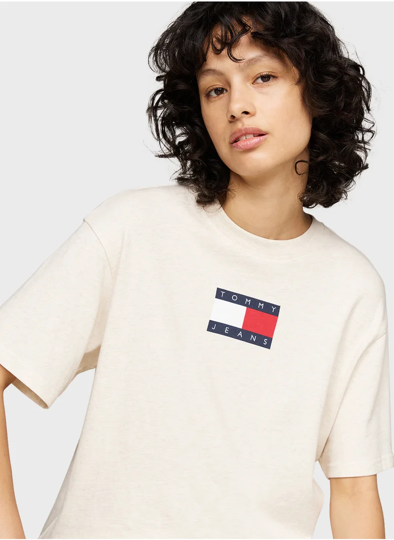 تومي جينز Crew Neck Graphic T-Shirt