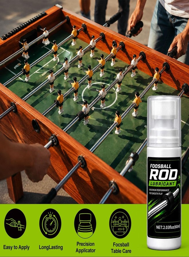 GDDP Foosball Rod Lubricant, 2 Pcs Silicone Lube with Sponge Applicator - Image 2