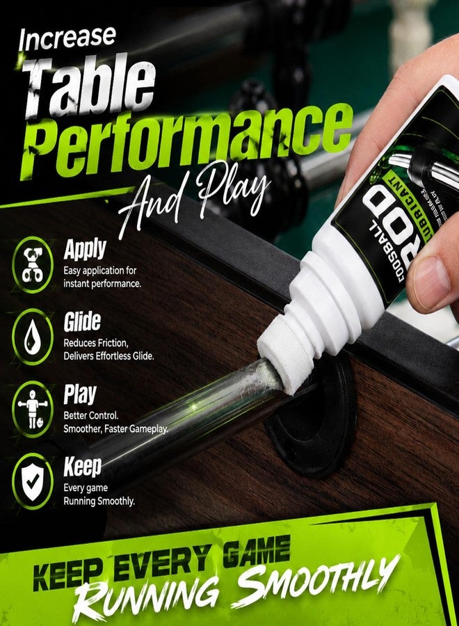 GDDP Foosball Rod Lubricant, 2 Pcs Silicone Lube with Sponge Applicator - Image 4