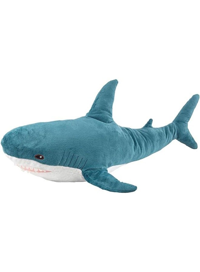 3D Shark Plush Toy, Soft Shark Animal Doll, Soft Shark Cushion Pillow, Shark Filled Ocean Decoration Gift 100cm - Image 1