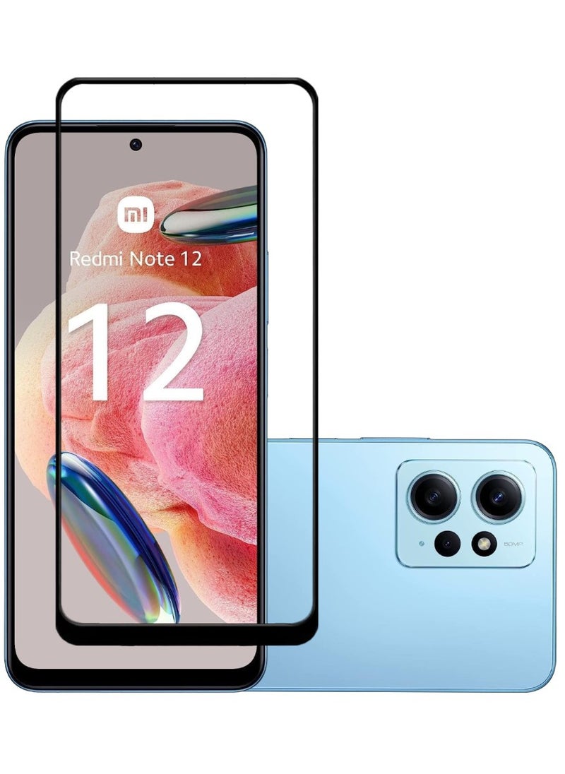 ACLIX Antistatic ESD Dustproof Premium Quality High Definition Tempered Glass Screen Protector Designed For Xiaomi Redmi Note 12 4G - Image 1