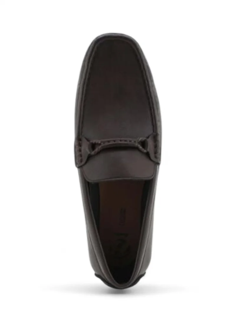 باتا حذاء لوفر رجالي كلاسيكي من الجلد – بني