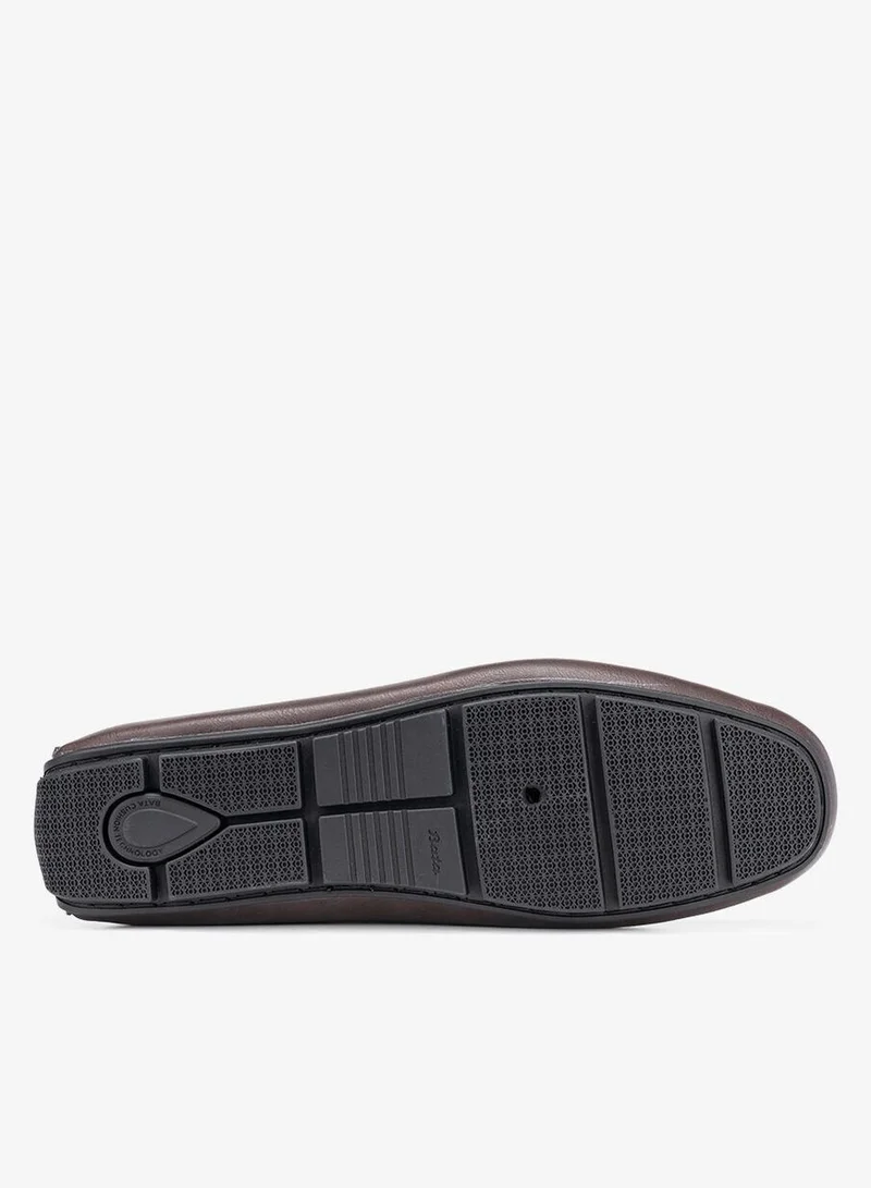 Bata Brown Classic Leather Formal Loafers for Men | Best Price UAE