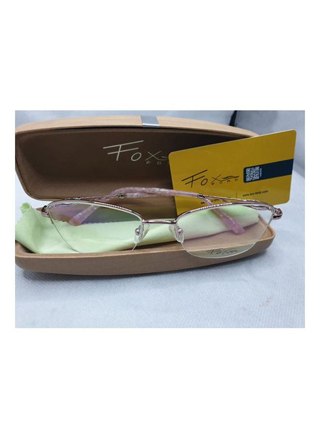 Fox Ford - Semi-Rimless Cat Eye Eyeglass Frame 12268J-C07 - Image 1