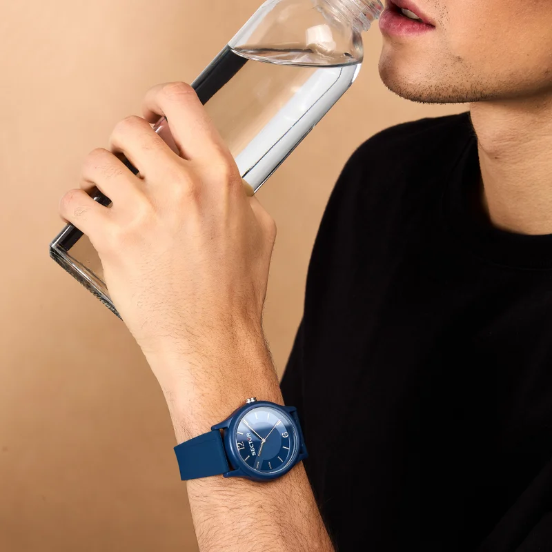 Sector  EX-Q collection Men's Blue Silicon watch - R3251203003 for Men | Best Price UAE