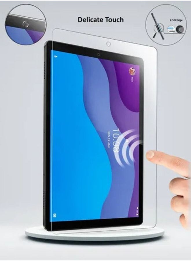 Generic - Tempered Glass Screen Protector For Lenovo Tab M10 HD 10.1 Inch (TB-X306) Clear - Image 1