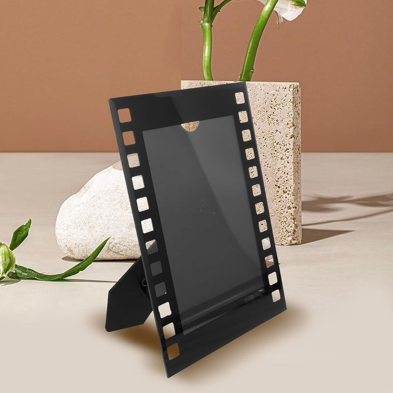 PRETYZOOM Vintage Film Strip Picture Frame 7-inch Standing Tabletop Photo Display for Bridal Photography, Freestanding Movie Photo Frame for Living Room and Studio Decoration - Image 4