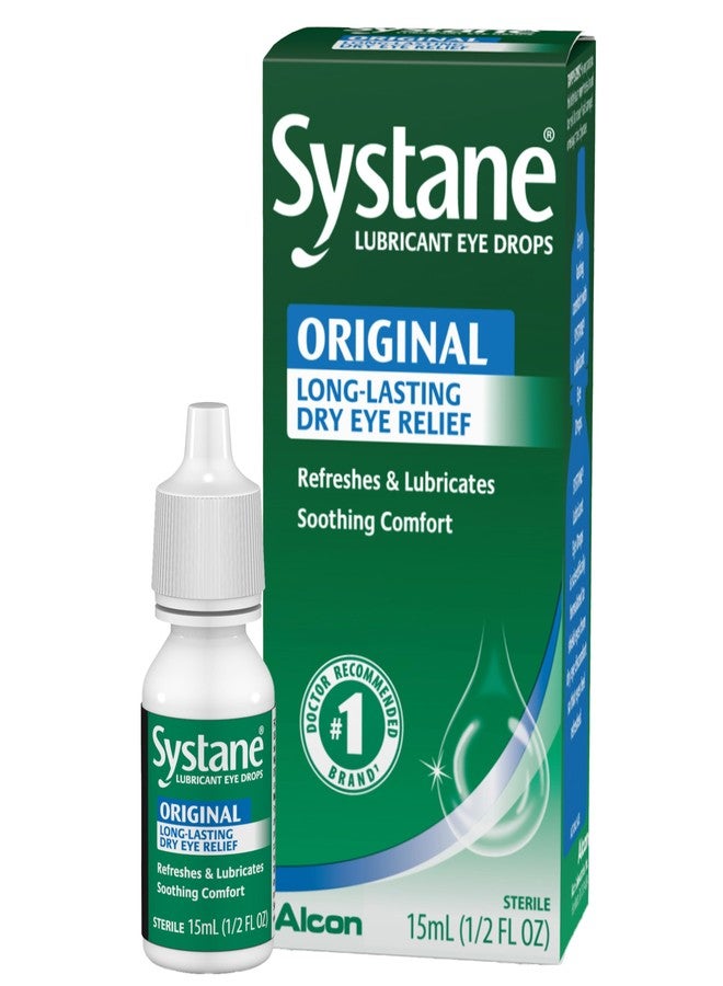 Alcon Systane Long Lasting Lubricant Eye Drops, 15-mL - Image 1