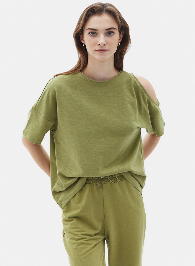 Oversize Shirt with Cutout Detail