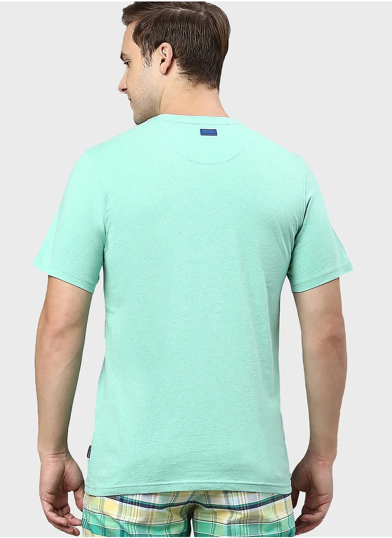 bhpoloclub Slogan Crew Neck T-Shirt