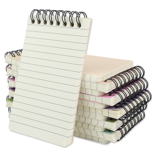 Aacehlh 12 Pack Pocket Notebooks, 3x5 Small Notepads, Mini Spiral Notebooks, 60 Sheets/120 Pages,Lined College Ruled Paper, Memo Pads for Home, Office, School or Travel (Colorful) - Image 5